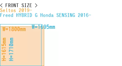 #Seltos 2019- + Freed HYBRID G Honda SENSING 2016-